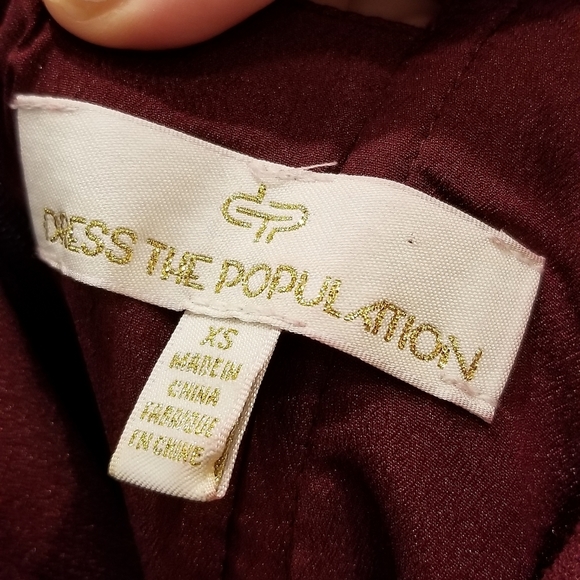 Dress The Population Louisa Butterfly Sleeve Dress - Picture 4 of 10